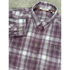 Orvis‎ Womens Plaid Button Down Long Sleeve Shirt - Small